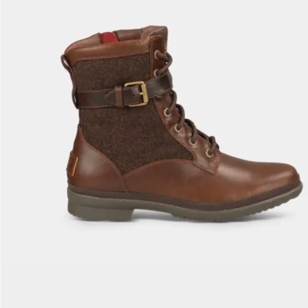 Ugg Kesey leather zip up boot new without box
